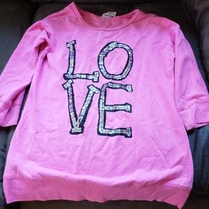 Girls long sleeve Love shirt